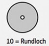 Fiberscheibe CS 561 - Ø 100 x 16 mm / Rundloch, Korund, Korn 36 - VE = 100 Stück
