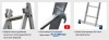 Stabilo® Professional Sprossen-MehrzweckLeiter, zweiteilig - Alu - Arbeitshöhen 3.60 m bis 5.25 m - 2 x 9 Sprossen