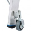 Stabilo® Professional Stufen-DoppelLeiter, fahrbar - Alu - Arbeitshöhe 2.25 m - 2 x 3 Stufen