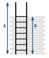 Stabilo® SteigLeiter mehrzügig, Stahl verzinkt, nach DIN 18799-1 - Steighöhe bis 13.45 m