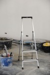 Monto® Solidy® Stufen-StehLeiter - Alu - Arbeitshöhe 2.85 m - 1 x 4 Stufen