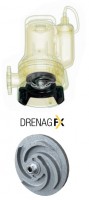 DAB Drenag FX 15.15 MA Abwasserpumpe mit Schwimmerschalter - 27'000 l/h - Fh 26.4 m - 2.64 bar - 2.3 kW - 230 V