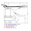 Spido Inox ECC Pro 400 Schmutzwasserpumpe mit Schwimmschalter - 24000 l/h - Fh 11.0 m - 1.10 bar - 1.5 kW - 230 V