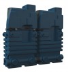 DAB E.sytank Typ AG Überlauf, 500 Liter für E.sybox