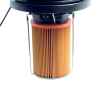 Proton Industriesauger MEC 1/33 H TC (trocken), Saugvolumen 210 m³/h, Fassungsvermögen 33 l, 1000-1200 W mit Hepa-Filter & Synchronsteckdose 230 V