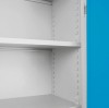 METEC Flügeltürschrank H1950xB920xT500 mm Lichtgrau/Lichtblau