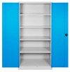 METEC Flügeltürschrank H1950xB920xT600 mm Lichtgrau/Lichtblau