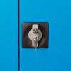 METEC Flügeltürschrank H1950xB920xT600 mm Lichtgrau/Lichtblau