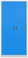 METEC Flügeltürschrank H1950xB920xT420 mm Lichtgrau/Lichtblau