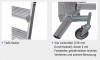 Stabilo® PodestLeiter fahrbar - einseitig begehbar - Plattformgeländer 1.10 m - Fussleiste 15 cm - Arbeitshöhe 2.95 m - 1 x 4 Stufen