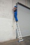 Stabilo® Professional Stufen-AnlegeLeiter, einteilig - Alu - Arbeitshöhe 4.10 m - 1 x 12 Stufen
