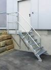 Stabilo® Treppe - Neigung 45° - Stufenbreite 60 cm - Höhe 3.23-3.45 m - 1 x 15 Stufen