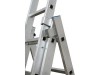 Stabilo® Sprossen-VielzweckLeiter, treppengängig, dreiteilig - Alu - Arbeitshöhen 3.85 m bis 7.65 m - 3 x 10 Sprossen