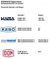 Ersatz-Deckeloberteil für Automatik-Kippschloss zu KABA/KESO/SEA-Zylinder inkl. Schrauben