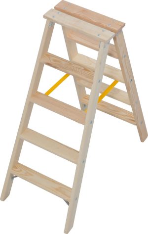 Stufen-Bockleitern – bequemer Stand
