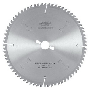 HM-Kreissägeblätter negativ 11 + 13 TFZ N / NE-Metalle, Kunststoffe