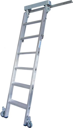 Stabilo® Stufen-RegalLeitern T-Schienenanlage