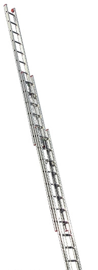 Stabilo® Professional Sprossen-SeilzugLeitern dreiteilig - Aluminium