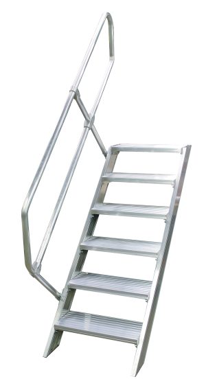 Leichtmetalltreppen und Überstiege aus Aluminium