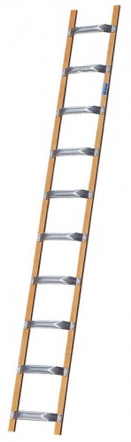 Dachleitern und Kaminkehrerleitern aus Aluminium oder Holz