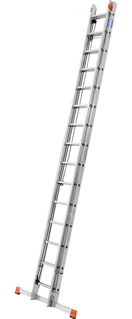 Monto® Robilo® Sprossen-SeilzugLeitern zweiteilig - Aluminium