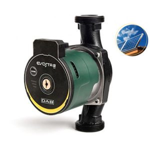 DAB Serie Evosta 2 SOL Elektronisch geregelte Umwälzpumpe mit Nassläufer für Solar- und geothermische Anlagen - Q max. 4.0 m³/h - H max. 14.5 m