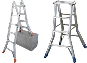 Monto® & Stabilo® Sprossen-Gelenk-TeleskopLeitern - Aluminium