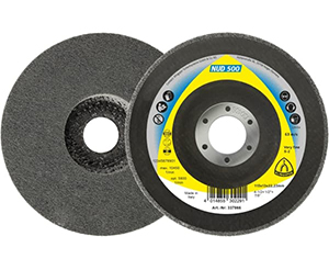 Vliesscheiben NUD 500 - Ø x Breite x Bohrung 115-125 x 13 x 22.23 mm - SiC - Metall