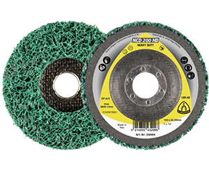 Reinigungsscheiben NCD 200 HD - Ø 115-125 x 22.23 mm - Keramischer Korund / Gerade - Universal