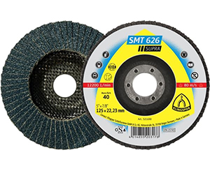 SMT 626 Supra - Ø 115-180 x 22.23 mm - Gewölbt 6° / Zirkonkorund - Edelstahl, Stahl