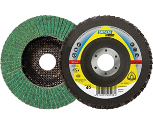 SMT 636 Supra - Ø 115-125 x 22.23 mm - Gewölbt 6° / Zirkonkorund mit Multibindung - Edelstahl