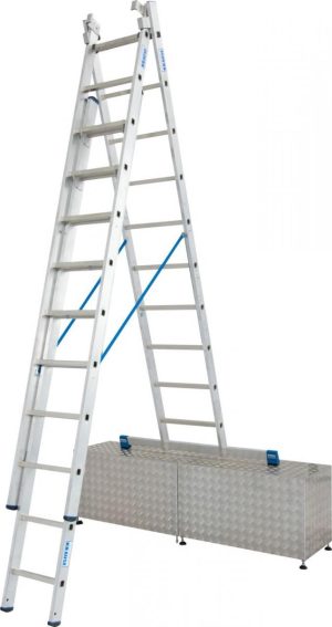 Stabilo® Sprossen-VielzweckLeitern dreiteilig - Aluminium