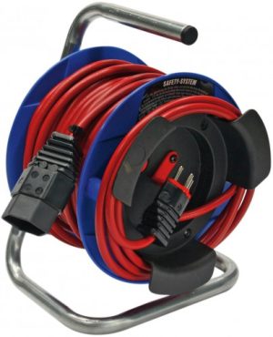 Kabeltrommel Kompakt G, IP20 - Ø 180 mm / 15 m / 3 x 1.0 mm² / 230 V - rot