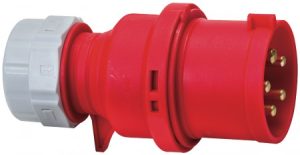 CEE-Stecker 5-polig, IP44 / 400 V/32 A - VE = 5 Stück