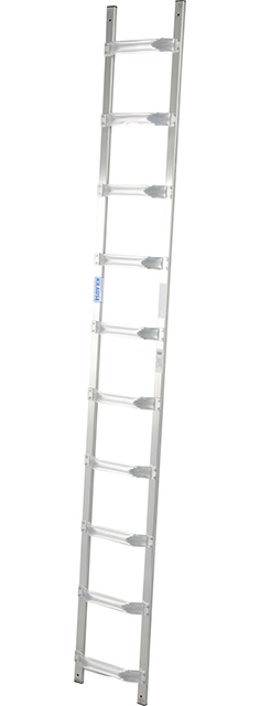 Alu-Dachleiter 2.80 m, 10 Sprossen, Stabilo Professional