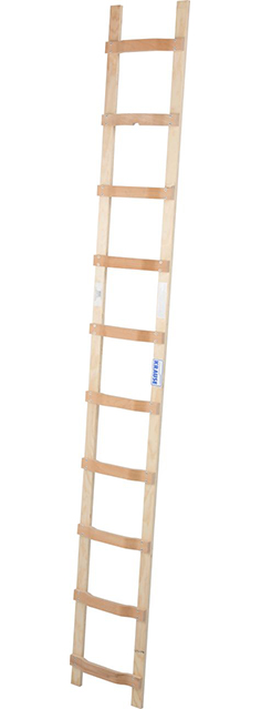 Stabilo® Professional DachLeiter - Holz - Länge 2.80 m - 10 Sprossen