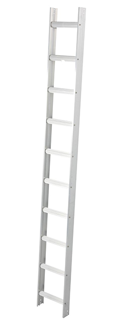 Kaminkehrerleiter Stabilo Professional - Aluminium, natur - Leiterlänge 2.80 m - 10 Sprossen
