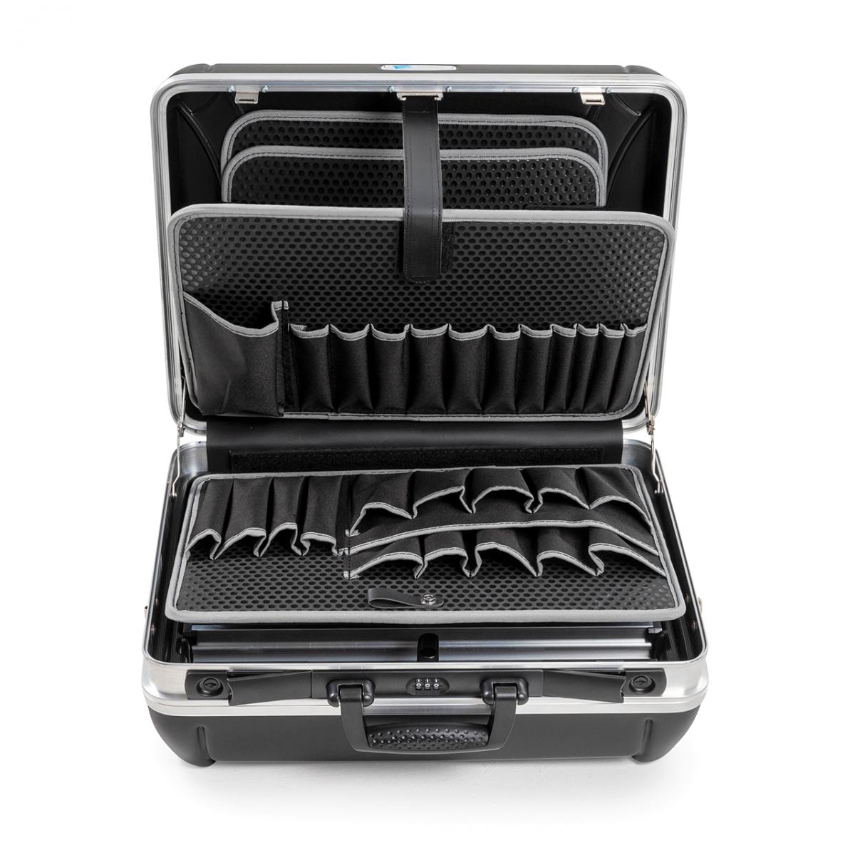 B&W shark 115.03/POCKETS HDPE-Werkzeugkoffer 34 L Volumen, schwarz (leer) – Bild 8