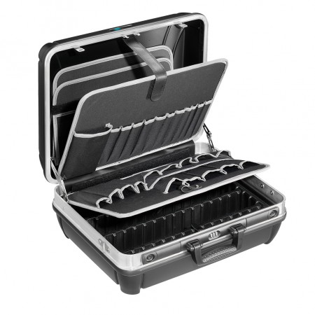 B&W shark 115.03/POCKETS HDPE-Werkzeugkoffer 34 L Volumen, schwarz (leer)