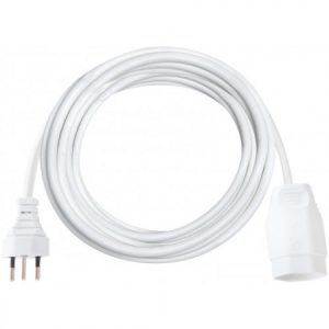 Verlängerungskabel 3-polig IP20 - Länge 10 m / 3 x 1.5 mm² / 230 V / 10 A - weiss - VE = 2 Stück