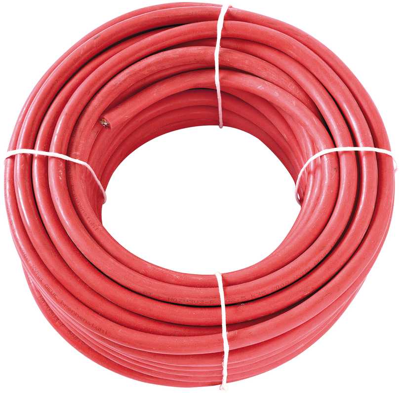 Kabelring Kunststoff, IP20 - 100 m / H05VV-F 3G1.0 / 230 V - rot