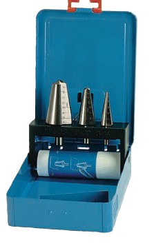 DÄMO Blechschälbohrer-Satz HSS-Präzisions-Qualität Ø 3-30.5 mm in Metall-Kassette