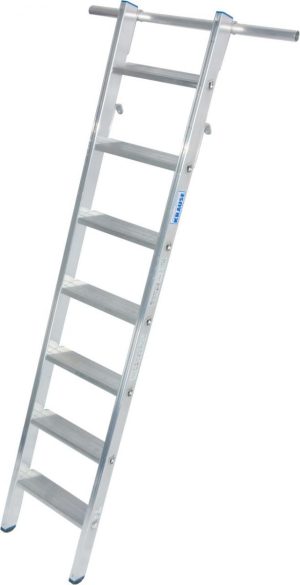 Stabilo® Professional Stufen-RegalLeiter, einhängbar - Alu - 2 Paar Einhängehaken - Arbeitshöhe 2.90 m - 1 x 7 Stufen