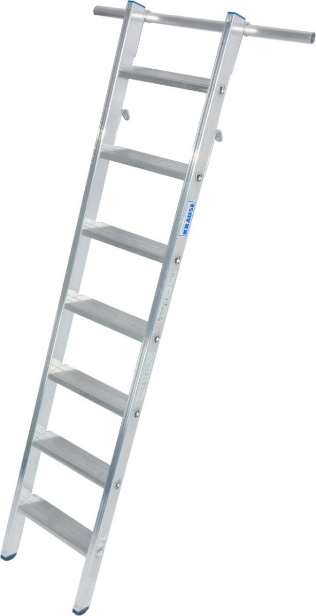 Stabilo® Professional Stufen-RegalLeiter, einhängbar - Alu - 2 Paar Einhängehaken - Arbeitshöhe 2.90 m - 1 x 7 Stufen