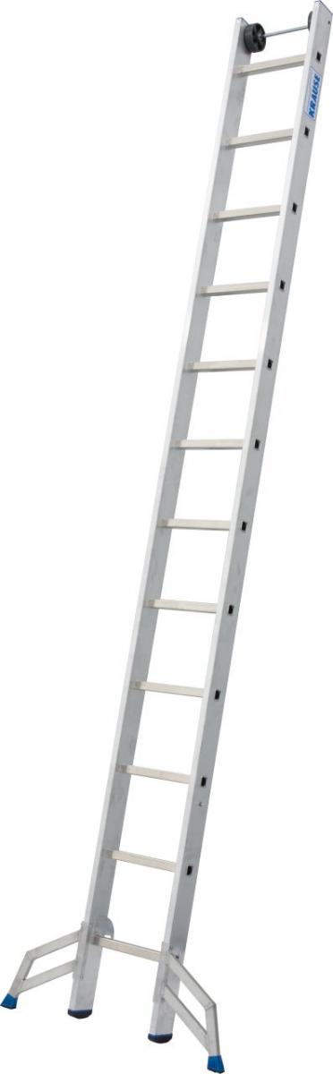 Stabilo® Sprossen-VielzweckLeiter, mit Wandlaufrollen, dreiteilig - Alu - Arbeitshöhen 4.40 m bis 9.30 m - 3 x 12 Sprossen – Bild 3