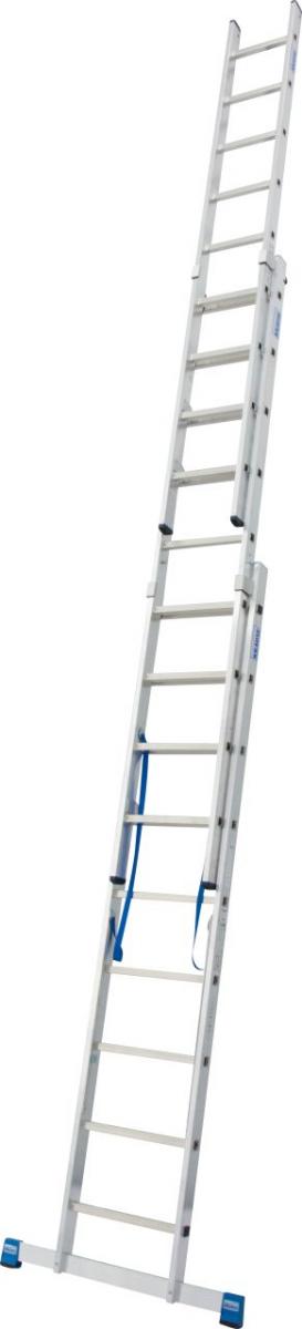 Stabilo® Sprossen-VielzweckLeiter, treppengängig, dreiteilig - Alu - Arbeitshöhen 3.60 m bis 6.85 m - 3 x 9 Sprossen – Bild 4