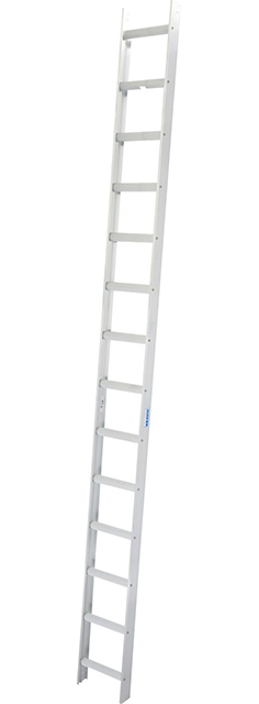 Kaminkehrerleiter Stabilo Professional - Aluminium, natur - Leiterlänge 3.95 m - 14 Sprossen