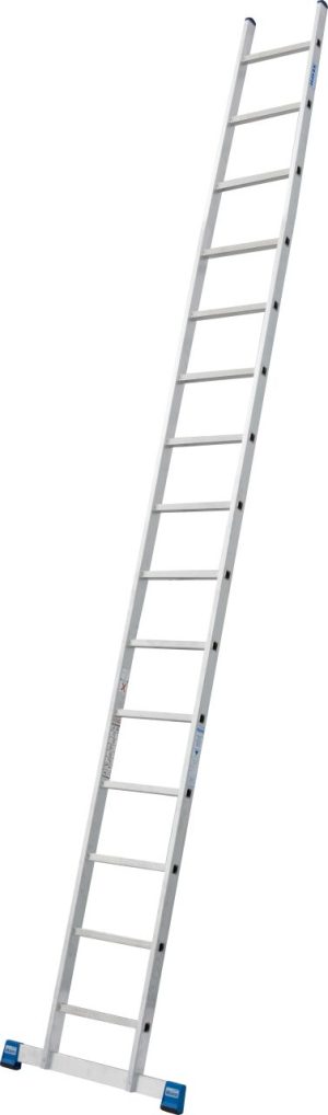 Stabilo® Professional Sprossen-AnlegeLeiter, einteilig - Alu - Arbeitshöhe 5.25 m - 1 x 15 Sprossen