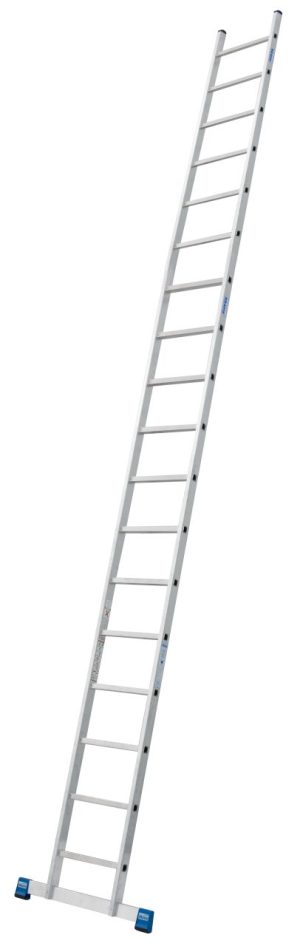 Stabilo® Professional Sprossen-AnlegeLeiter, einteilig - Alu - Arbeitshöhe 6.05 m - 1 x 18 Sprossen