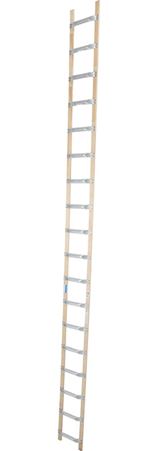 Stabilo® Professional DachLeiter - Aluminium/Holz - Länge 5.05 m - 18 Sprossen